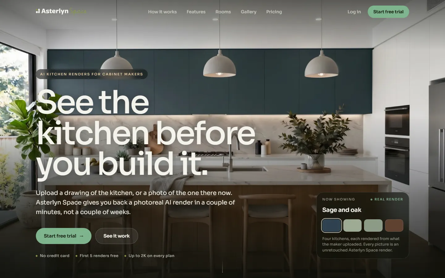 The Asterlyn Space website homepage